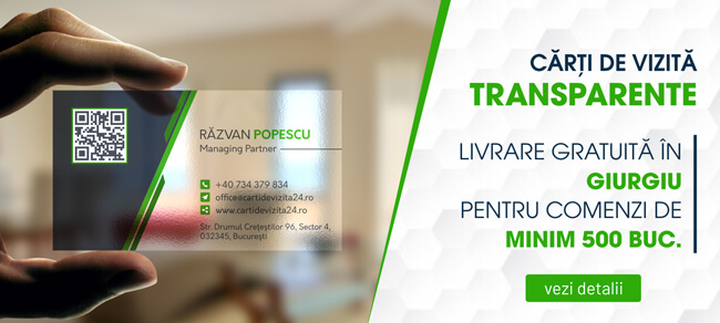 carti de vizita transparente giurgiu