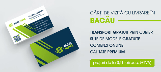 Carti de vizita Bacau