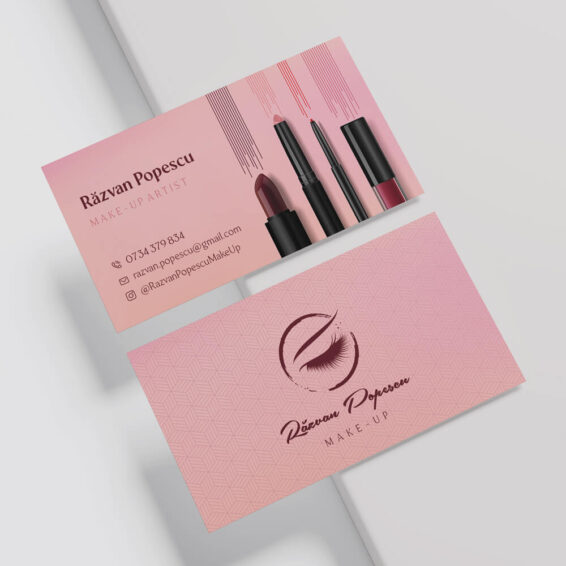 carte vizita makeup artist