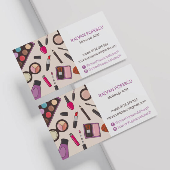 carti de vizita make-up