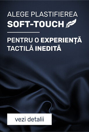 plastifiere soft-touch carti vizita