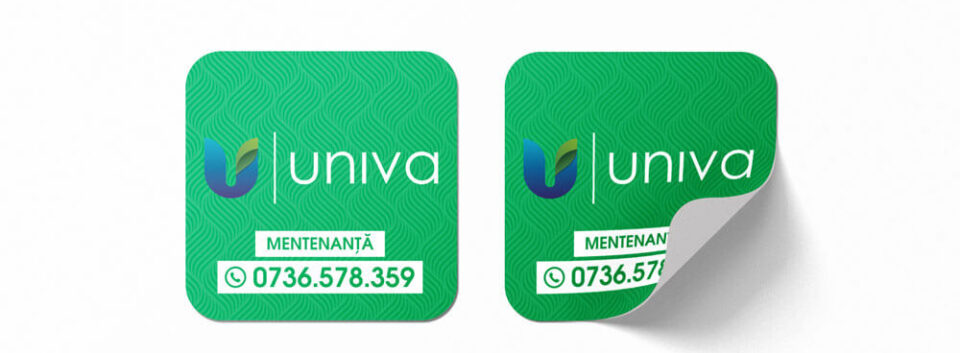 Sticker personalizat patrat Sticker personalizat patrat