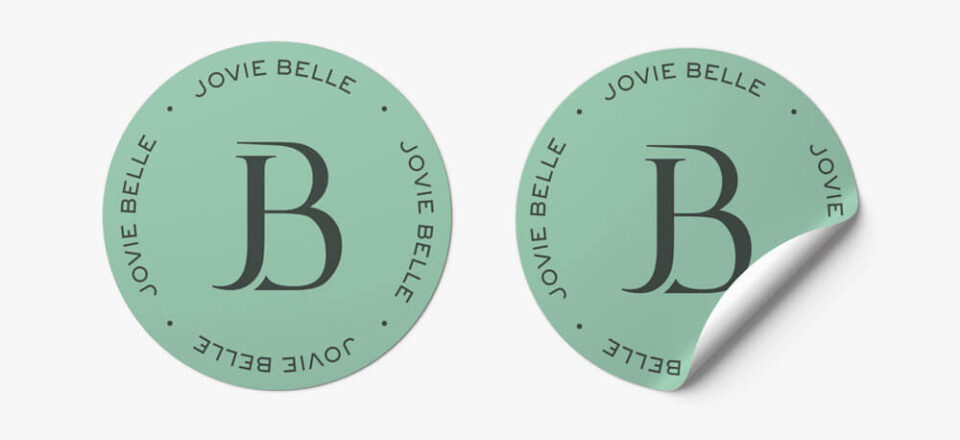 Etichete adezive rotunde Sticker rotund personalizat