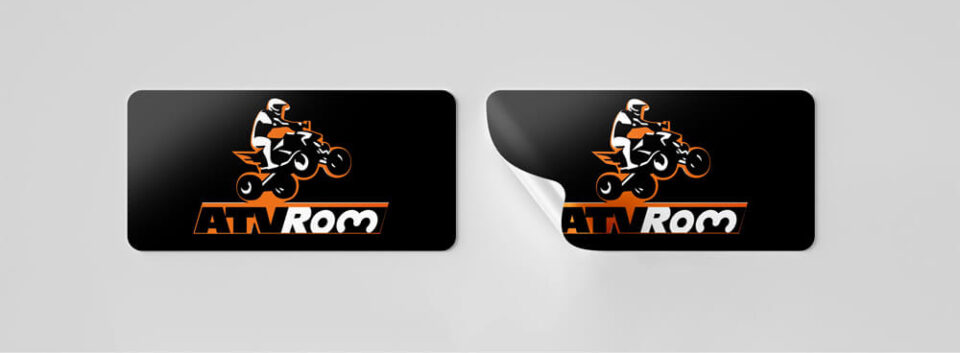 Sticker personalizat dreptunghi